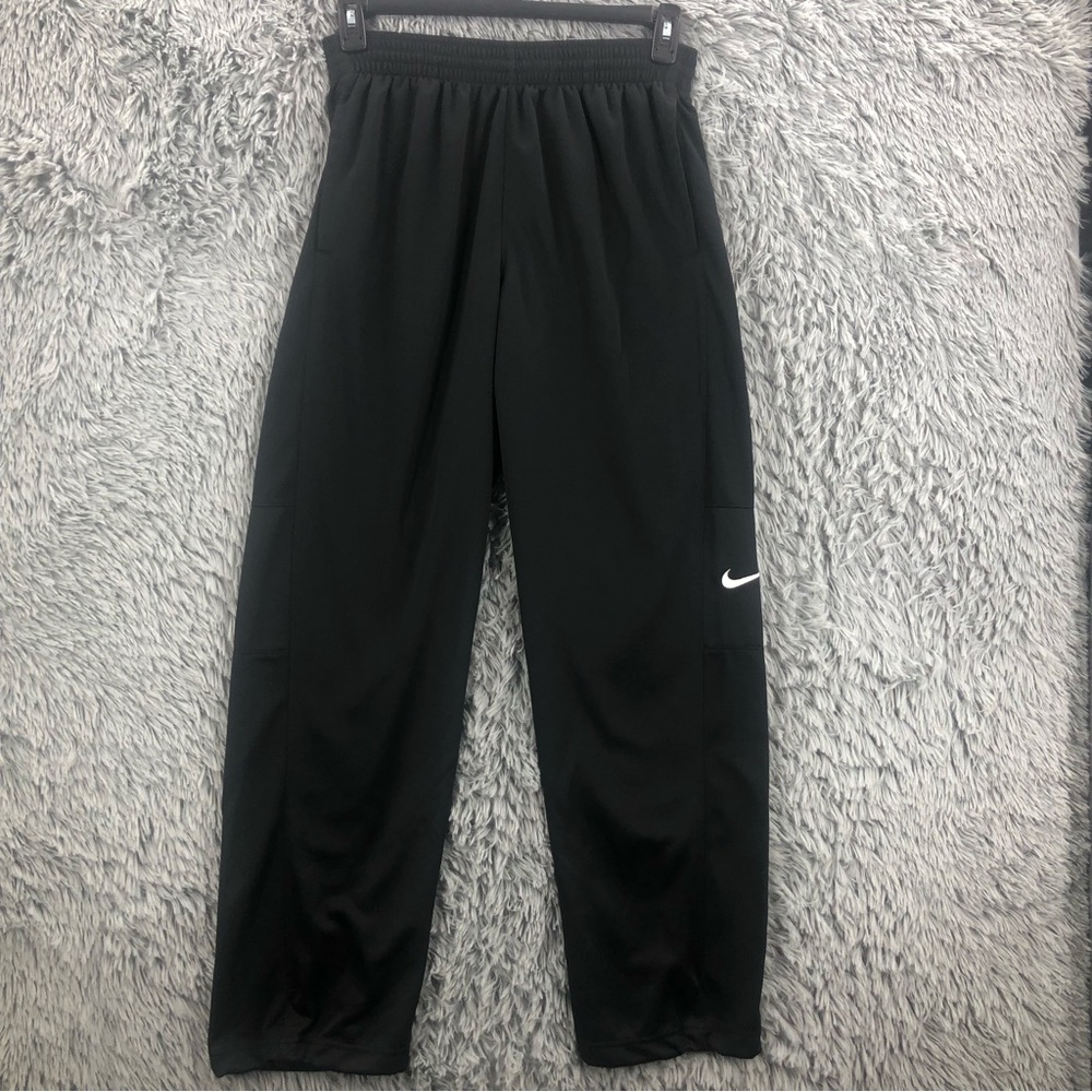 Nike Pants Dri Fit Womens Large Fit Medium Pockets Black Athletic Workout